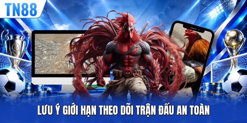 Lưu ý giới hạn theo dõi trận đấu an toàn