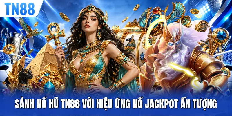 Sảnh nổ hũ TN88 với hiệu ứng nổ jackpot ấn tượng 